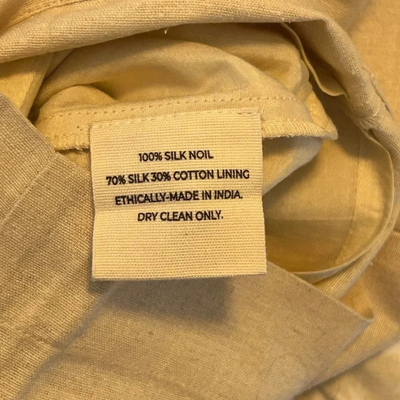 NWT LAUDE THE LABEL Traveler Pleated Silk Noil Pants - Picture 5 of 11